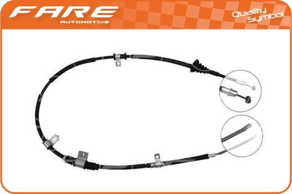 Fare 18320 Cable Pull, parking brake 18320: Buy near me in Poland at 2407.PL - Good price!