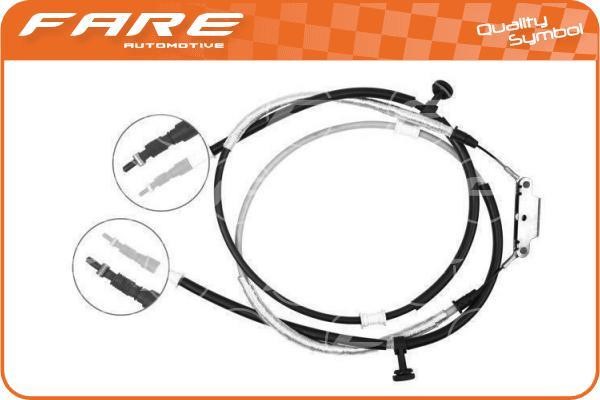 Fare 17472 Cable Pull, parking brake 17472: Buy near me in Poland at 2407.PL - Good price!