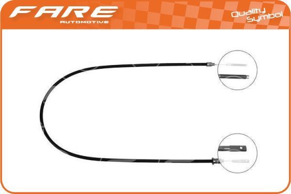 Fare 17818 Cable Pull, parking brake 17818: Buy near me in Poland at 2407.PL - Good price!