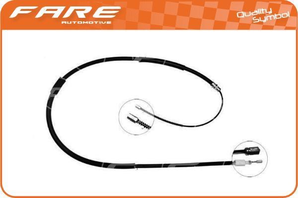 Fare 17609 Cable Pull, parking brake 17609: Buy near me in Poland at 2407.PL - Good price!