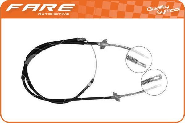 Fare 17561 Cable Pull, parking brake 17561: Buy near me in Poland at 2407.PL - Good price!