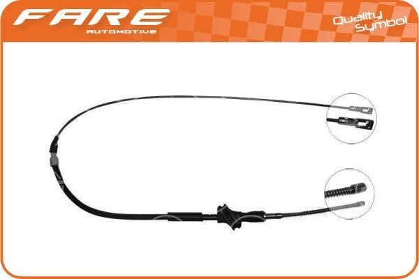 Fare 17709 Cable Pull, parking brake 17709: Buy near me in Poland at 2407.PL - Good price!