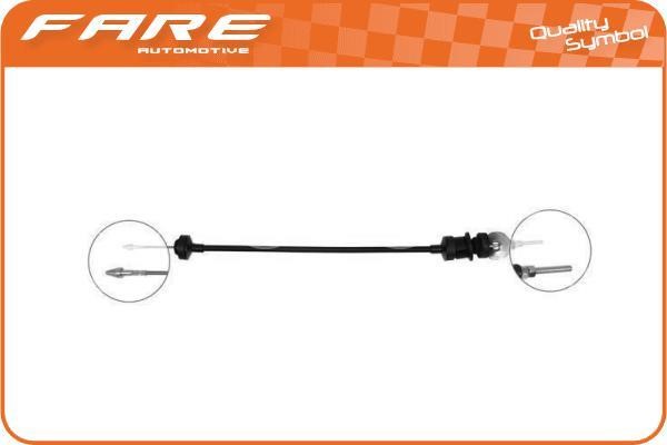 Fare 24439 Cable Pull, clutch control 24439: Buy near me in Poland at 2407.PL - Good price!