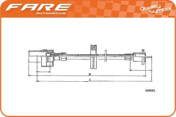 Fare 27563 Tacho Shaft 27563: Buy near me at 2407.PL in Poland at an Affordable price!