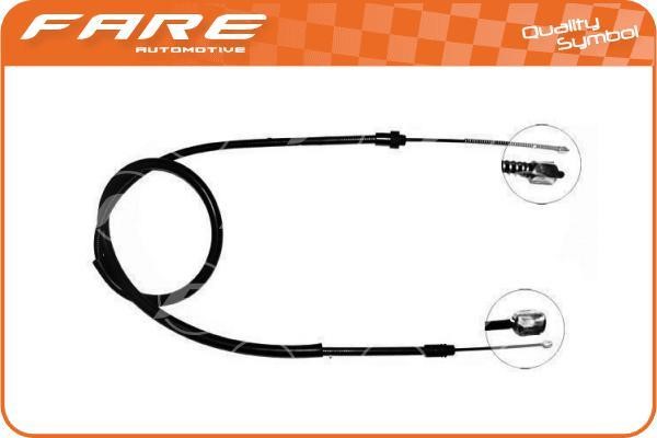 Fare 17544 Cable Pull, parking brake 17544: Buy near me in Poland at 2407.PL - Good price!