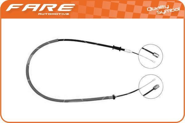 Fare 17600 Cable Pull, parking brake 17600: Buy near me at 2407.PL in Poland at an Affordable price!