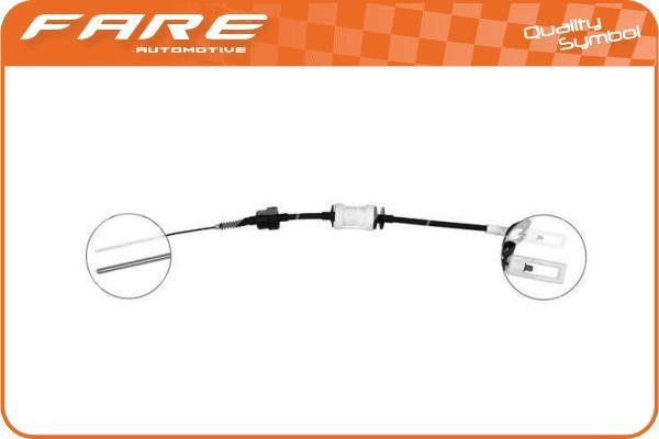 Fare 24357 Cable Pull, clutch control 24357: Buy near me in Poland at 2407.PL - Good price!