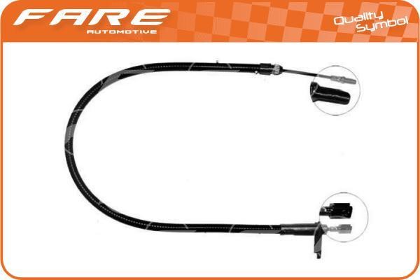 Fare 17907 Cable Pull, parking brake 17907: Buy near me in Poland at 2407.PL - Good price!