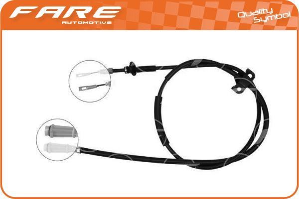Fare 19197 Cable Pull, parking brake 19197: Buy near me in Poland at 2407.PL - Good price!
