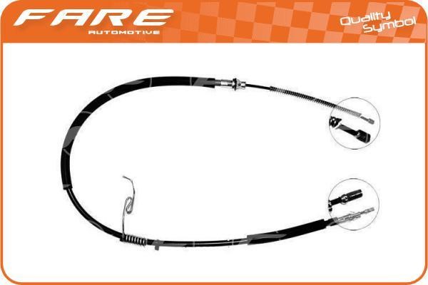 Fare 18233 Cable Pull, parking brake 18233: Buy near me in Poland at 2407.PL - Good price!