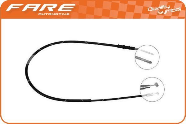 Fare 19322 Cable Pull, parking brake 19322: Buy near me at 2407.PL in Poland at an Affordable price!