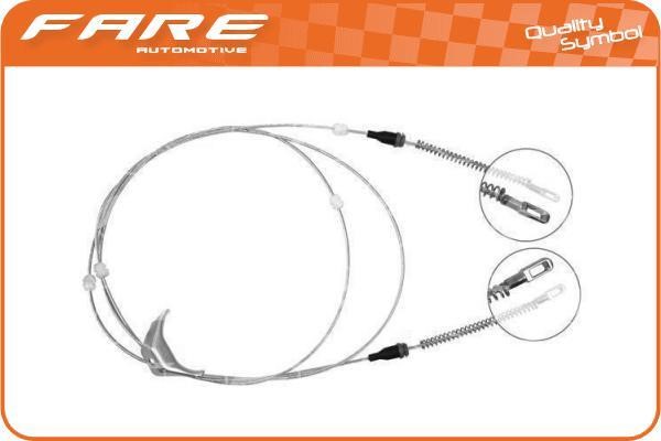 Fare 18606 Cable Pull, parking brake 18606: Buy near me at 2407.PL in Poland at an Affordable price!