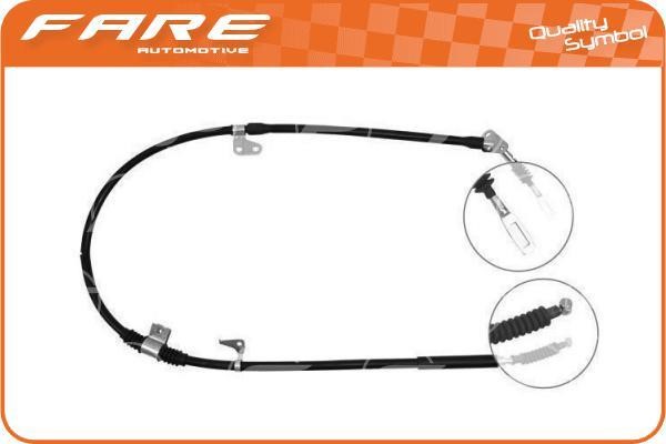 Fare 18432 Cable Pull, parking brake 18432: Buy near me in Poland at 2407.PL - Good price!