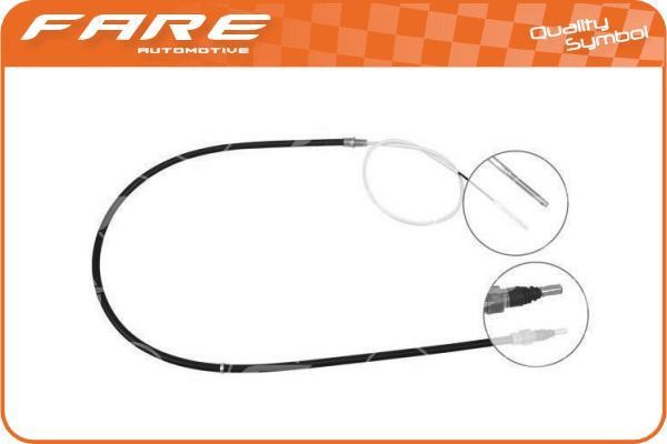 Fare 19254 Cable Pull, parking brake 19254: Buy near me in Poland at 2407.PL - Good price!