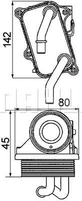 Wilmink Group WG2181192 Oil Cooler, engine oil WG2181192: Buy near me at 2407.PL in Poland at an Affordable price!