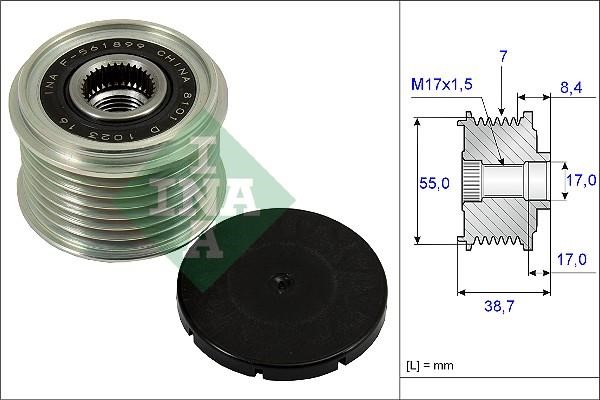 Wilmink Group WG1253808 Freewheel clutch, alternator WG1253808: Buy near me at 2407.PL in Poland at an Affordable price!
