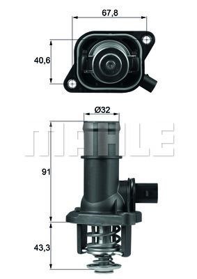 Wilmink Group WG1261868 Thermostat, coolant WG1261868: Buy near me at 2407.PL in Poland at an Affordable price!