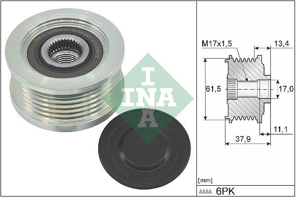 Wilmink Group WG1253606 Freewheel clutch, alternator WG1253606: Buy near me in Poland at 2407.PL - Good price!