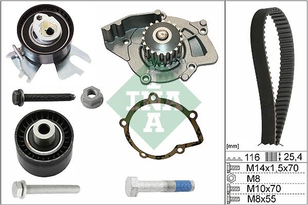 Wilmink Group WG1710239 TIMING BELT KIT WITH WATER PUMP WG1710239: Buy near me in Poland at 2407.PL - Good price!