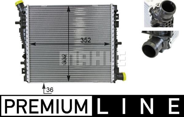 Wilmink Group WG2183998 Радиатор охлаждения двигателя WG2183998: Отличная цена - Купить в Польше на 2407.PL!