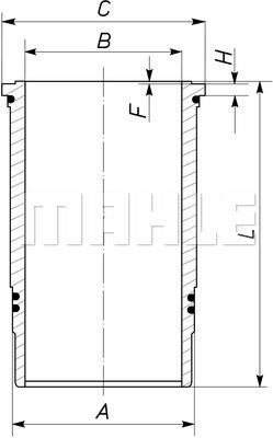 Wilmink Group WG1424018 Гильза двигателя WG1424018: Отличная цена - Купить в Польше на 2407.PL!