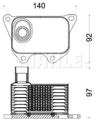 Wilmink Group WG2181131 Oil Cooler, engine oil WG2181131: Buy near me in Poland at 2407.PL - Good price!