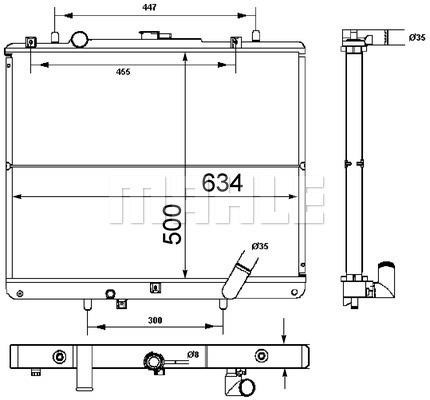 Wilmink Group WG2182862 Радиатор охлаждения двигателя WG2182862: Отличная цена - Купить в Польше на 2407.PL!