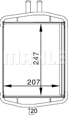 Wilmink Group WG2180023 Heat exchanger, interior heating WG2180023: Buy near me in Poland at 2407.PL - Good price!