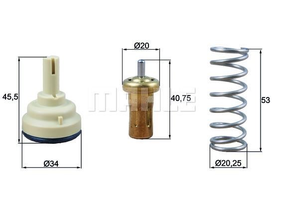 Wilmink Group WG1789702 Thermostat, coolant WG1789702: Buy near me in Poland at 2407.PL - Good price!
