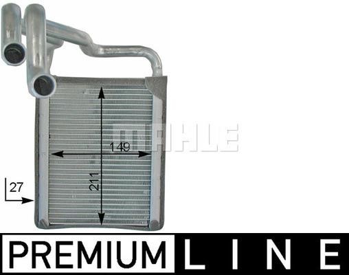 Heat exchanger, interior heating Wilmink Group WG2180083