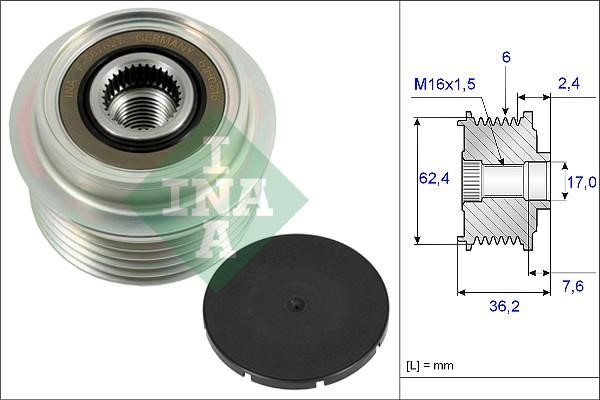 Wilmink Group WG1253807 Freewheel clutch, alternator WG1253807: Buy near me at 2407.PL in Poland at an Affordable price!