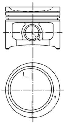 Wilmink Group WG1023674 Поршень WG1023674: Приваблива ціна - Купити у Польщі на 2407.PL!