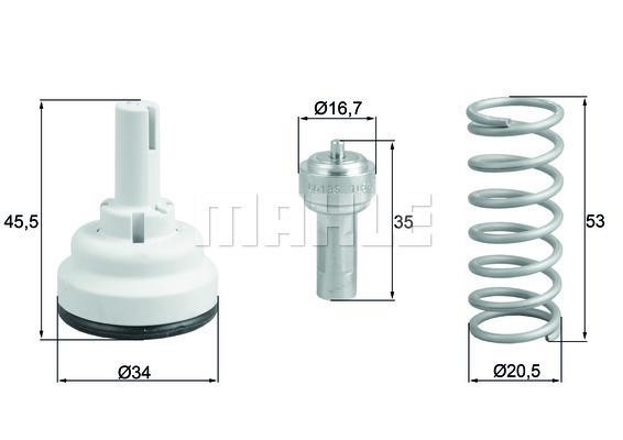 Wilmink Group WG1426545 Thermostat, coolant WG1426545: Buy near me in Poland at 2407.PL - Good price!