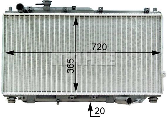 Wilmink Group WG2182531 Radiator, engine cooling WG2182531: Buy near me in Poland at 2407.PL - Good price!