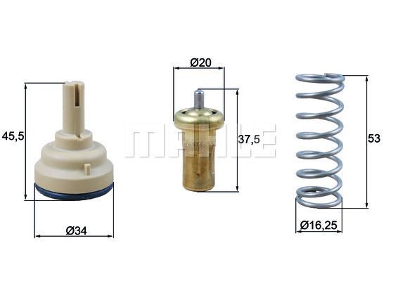 Wilmink Group WG1426543 Thermostat, coolant WG1426543: Buy near me in Poland at 2407.PL - Good price!