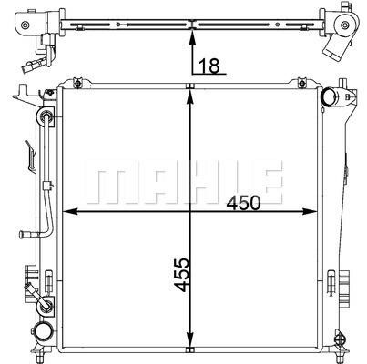 Wilmink Group WG2182596 Kühler motorkühlung WG2182596: Bestellen Sie in Polen zu einem guten Preis bei 2407.PL!