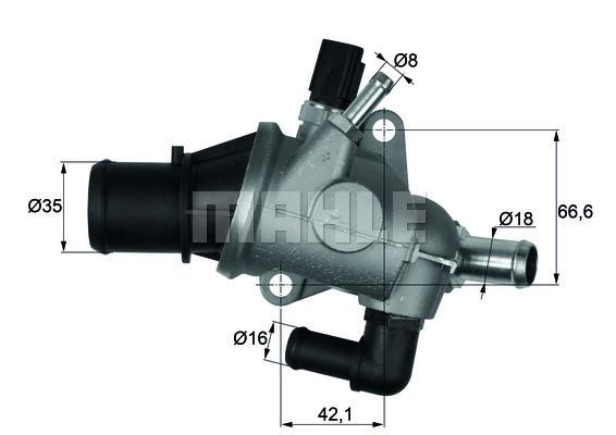 Wilmink Group WG1217610 Thermostat, coolant WG1217610: Buy near me in Poland at 2407.PL - Good price!