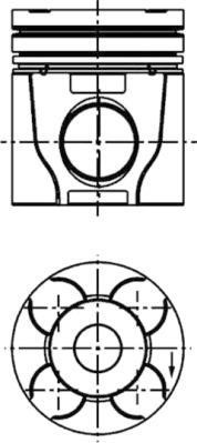 Wilmink Group WG1016673 Поршень WG1016673: Отличная цена - Купить в Польше на 2407.PL!