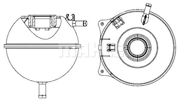 Wilmink Group WG2184365 Expansion Tank, coolant WG2184365: Buy near me at 2407.PL in Poland at an Affordable price!