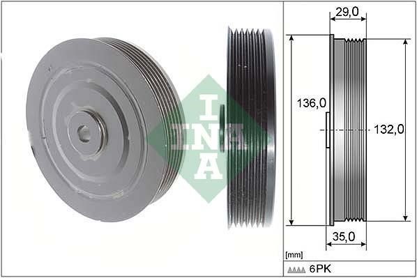 Wilmink Group WG1254337 Pulley crankshaft WG1254337: Buy near me in Poland at 2407.PL - Good price!