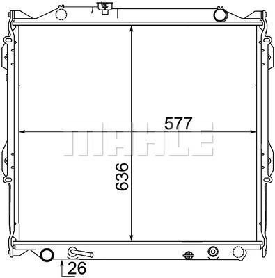 Wilmink Group WG2182715 Radiator, engine cooling WG2182715: Buy near me in Poland at 2407.PL - Good price!