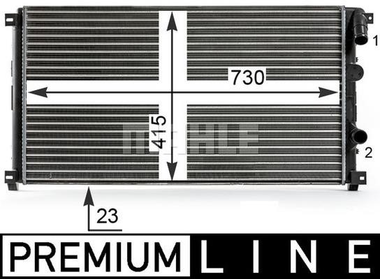 Wilmink Group WG2182505 Radiator, engine cooling WG2182505: Buy near me in Poland at 2407.PL - Good price!