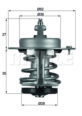 Wilmink Group WG1264909 Thermostat, coolant WG1264909: Buy near me in Poland at 2407.PL - Good price!
