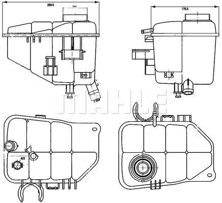Wilmink Group WG2184289 Expansion Tank, coolant WG2184289: Buy near me in Poland at 2407.PL - Good price!