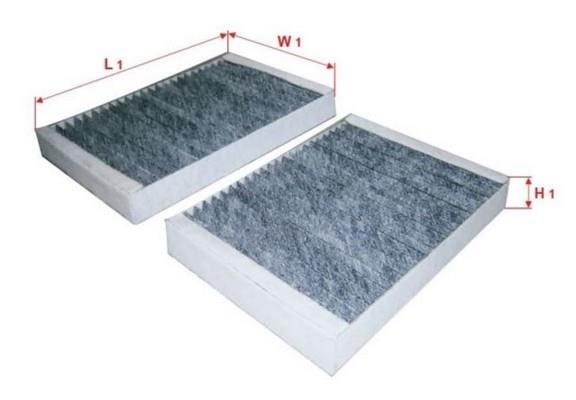 Sakura CAC-26110-S Activated Carbon Cabin Filter CAC26110S: Buy near me in Poland at 2407.PL - Good price!