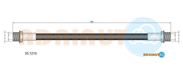Adriauto 35.1215 Тормозной шланг 351215: Отличная цена - Купить в Польше на 2407.PL!