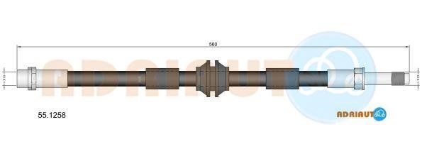 Adriauto 55.1258 Bremsschlauch 551258: Kaufen Sie zu einem guten Preis in Polen bei 2407.PL!