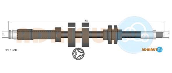 Adriauto 11.1286 Bremsschlauch 111286: Kaufen Sie zu einem guten Preis in Polen bei 2407.PL!
