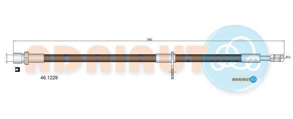 Adriauto 46.1229 Przewód hamulcowy elastyczny 461229: Dobra cena w Polsce na 2407.PL - Kup Teraz!