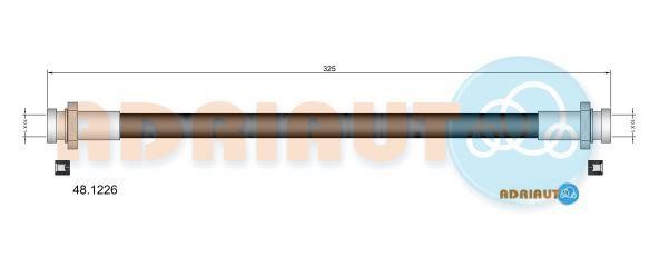 Adriauto 48.1226 Brake Hose 481226: Buy near me in Poland at 2407.PL - Good price!